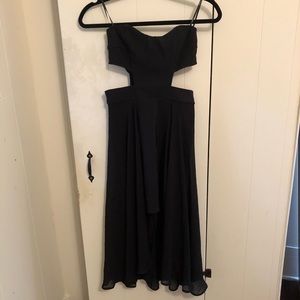 Forever 21 hi/low strapless dress NWT